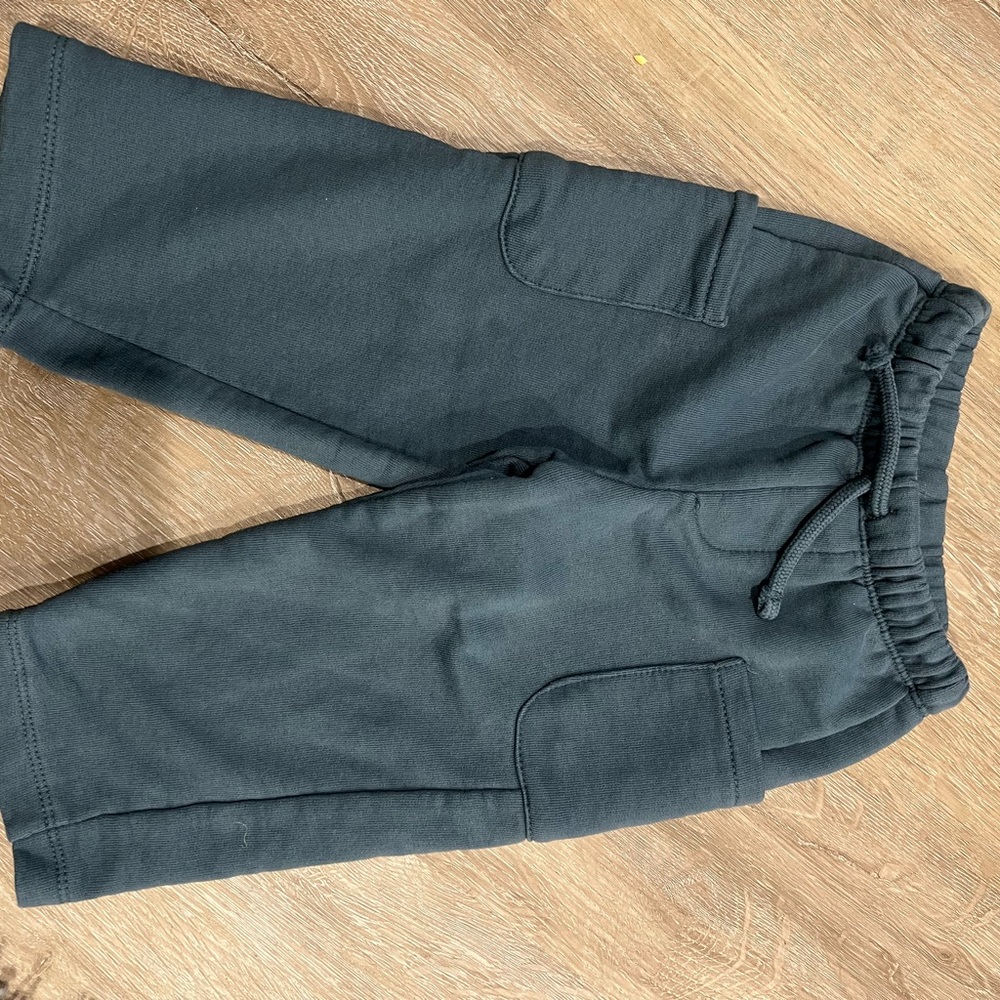 Zara Black Joggers Elastic Waistband Relaxed Fit
